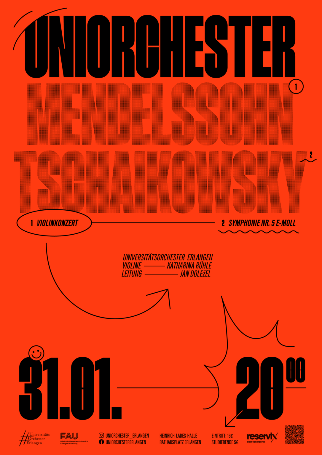 Plakat – Konzert Januar 2023 › Erlanger Universitätsmusik