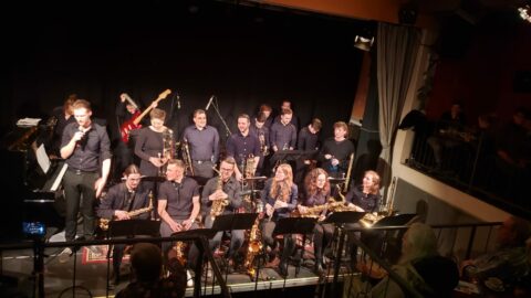 Die Bigband auf der Kellerbühne im E-Werk